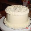 White Petite Double Layer 6" Cake.  